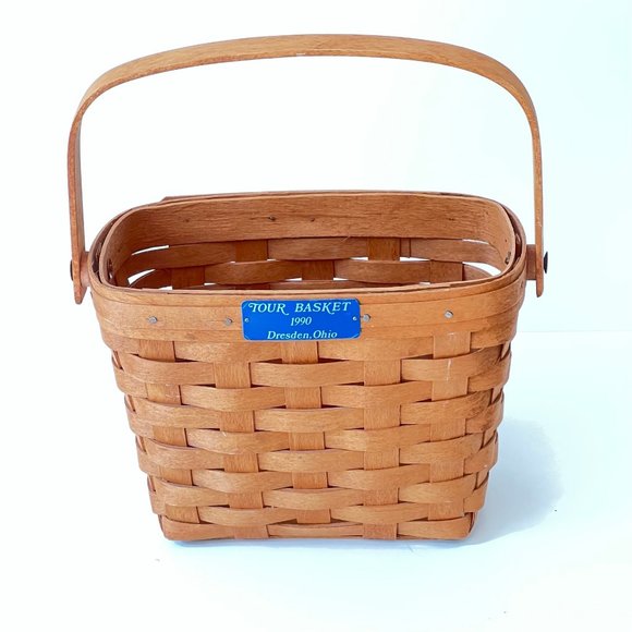 Longaberger Vintage Signed Limited Edition Basket, Rustic Farmhouse- 1990 - Picture 4 of 16